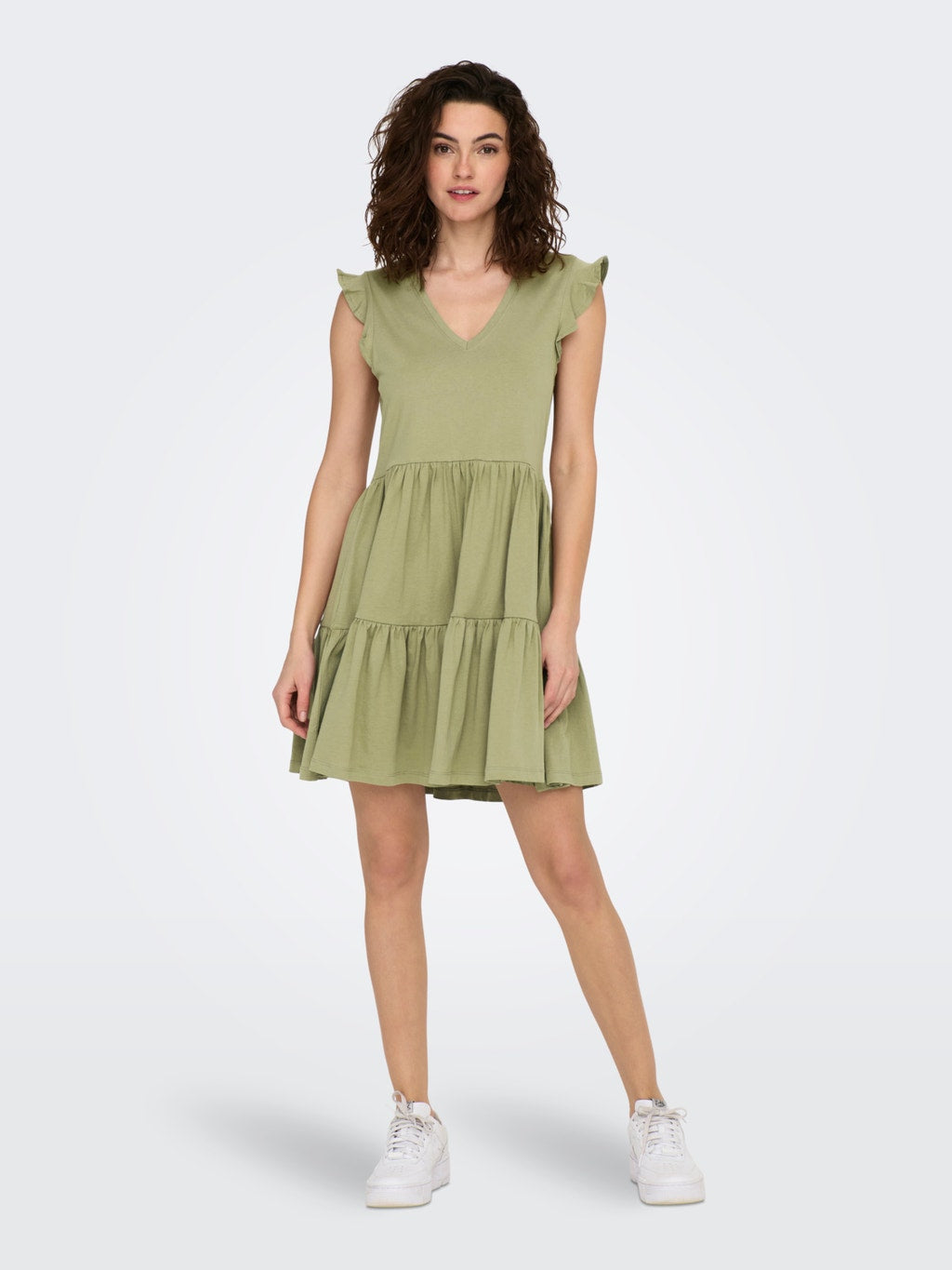 May Cap Cotton Frill Dress Exposure Clothing